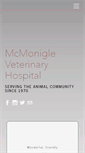 Mobile Screenshot of mcmoniglevet.com